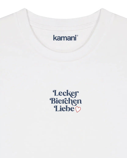 Lecker Bierchen Liebe T-Shirt (blau)