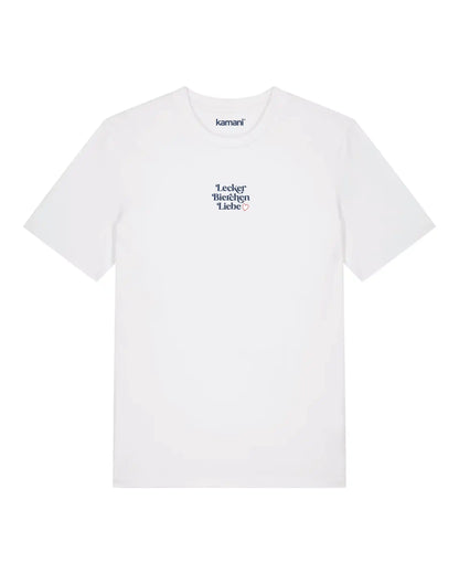 Lecker Bierchen Liebe T-Shirt (blau)