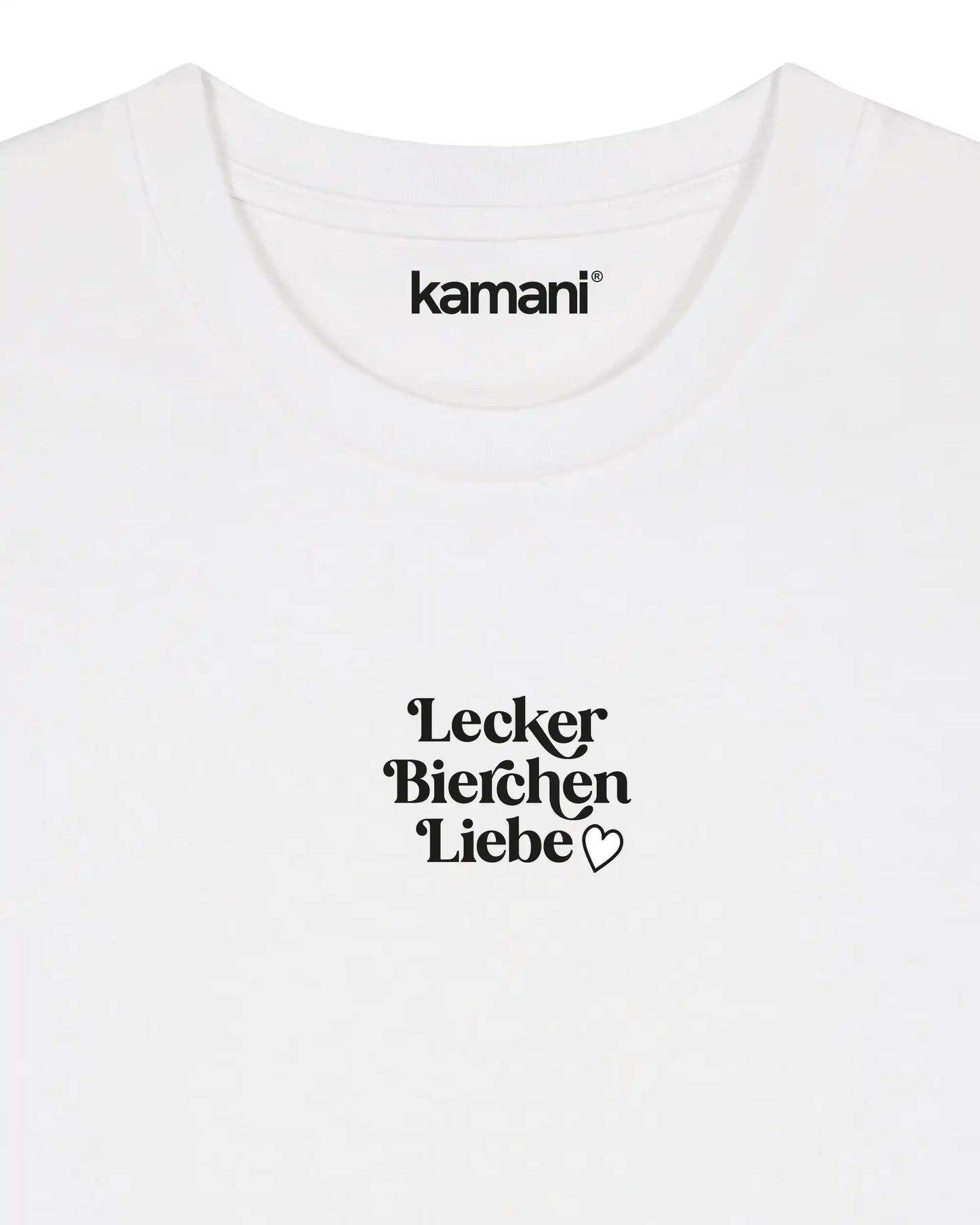 Lecker Bierchen Liebe T-Shirt (schwarz)